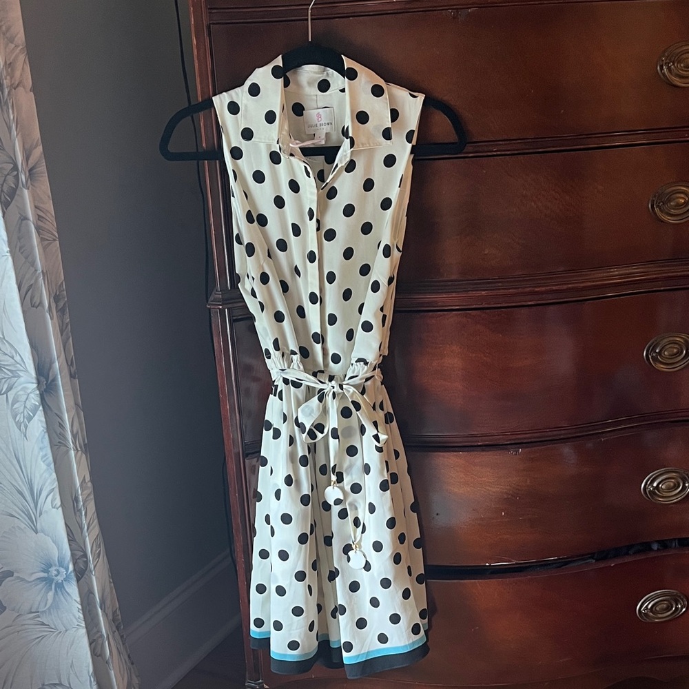 Julie Brown Polka Dot Dress